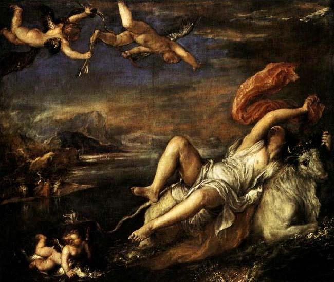 TIZIANO Vecellio Rape of Europa oil painting picture